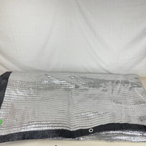Reflective Shade Cloth 75% UV Protection Cooling Netting – Silver 2m x 2m