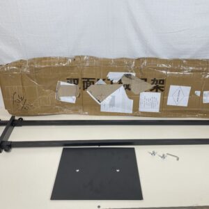 QWORK® Double-Sided Sign Holder Stand, Adjustable Poster Display Stand for Signs Menus Posters Foam Boards Size up to 83" / 210cm