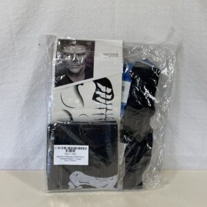 Alaiyaky Halloween Adult Skeleton Jumpsuit Horror Style C – Large