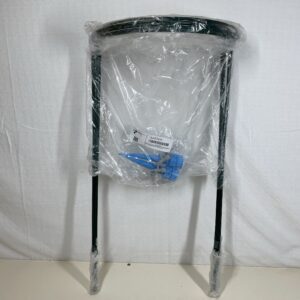 KAZITOO 8 Pack Large 60cm Tall Bow Plant Support Stakes, Strong Metal Garden Supports Half Round Flower Hoops with 4 Self Watering Spikes for Peonies, Hydrangea, Interlinking to Make Rows, Circles