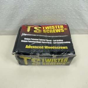 MS Twister Advanced Wood screw, Unique Patented design, Self Drilling, Self Countersinking, Quick Grab Point (250, 5x100mm)