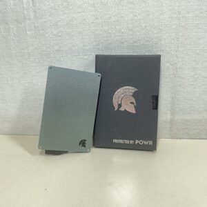 POWR Card Holder Wallet, RFID for Men, Minimalist Wallet Credit Holders, Metallic Slim