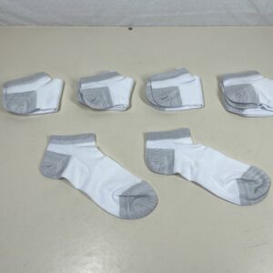Men's Women's Ankle Bamboo Socks Breathable Low Cut Trainer Socks – White 5 Pairs