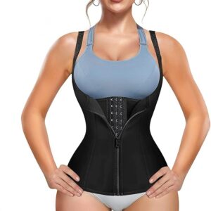 Bingrong Waist Trainer Corset Vest Weight Loss Sport Body Shaper Workout Corset