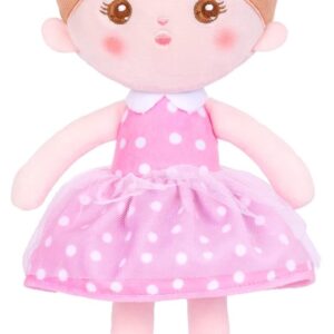 OUOZZZ My First Baby Doll – 12.6" Soft Washable Rag Doll for Girls – Safe Plush Toy for Toddlers – Ideal Birthday or Newborn Gift