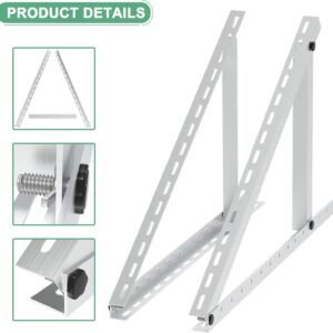 Solar Panel Mounting Brackets Kit Adjustable 28 Inch – Aluminium Alloy