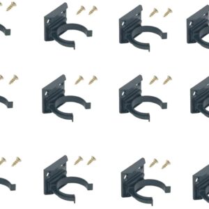 MDline Kitchen Plinth Leg Clips & Brackets Plastic for 32mm Kickboard – 12 Pack