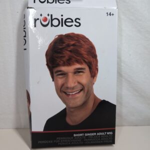 Bristol Novelty BW067 Male Wig Short Ginger, One Size Halloween Halloween