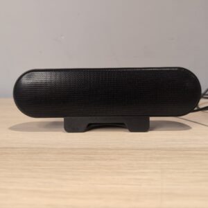 ZETIY USB Speaker Sound Bar, Monitor Speaker for PC, USB Portable Computer Speaker, Mini Soundbar, Small PC Speaker for Phone, Notebook, PC, Laptop, Desktop - Plug and Play （Black）