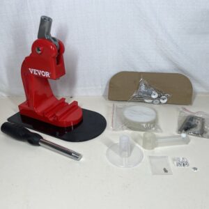 Mophorn 75mm Button Maker 3 Button and Badge Maker Machine Button Maker Press Punch Press Machine with ~500 Buttons