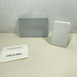 Magnetic Wallet for iPhone with Adjustable Stand – Compatible with MagSafe – OCASE, White