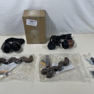 E27 Retro Wall Light Fitting 2 Pcs Dark Wood Indoor Wall Lamp 5M Plug Switch - Plug in Pendant Lighting