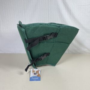 Kuoser Dog Cone Collar After Surgery Protective Neck Cone for Dogs & Cats – Green L
