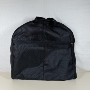 43-Inch Heavy Duty Garment Bags for Travel Waterproof Suit Carrier Bag for Men & Women with Handle and Large Pocket Carry On Luggage in Business Trip Flight, Black