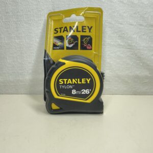 STANLEY Tylon 8m/26ft Pocket Measuring Tape Yellow/Black, 0-30-656
