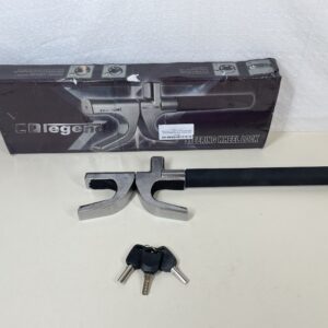 MONOJOY Steering Wheel Lock, Steering Wheel Lock For Carsï¼ŒUniversal Fit Car Lock for Truck SUV Auto, Anti-Theft Lock, Heavy Duty Safety Hammer Handy Tool With Emergency Hammer Window Breaker