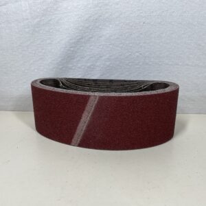 Bosch 2608606080 Sanding Belt, 75mm x 533mm, 40 Grit, 9x Red