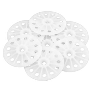 Load Spreading 60mm Polypropylene Washers for Fixing and Supporting All Types of Soft to Medium Insulation Panels and Sheets - 100PCS