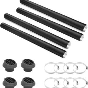 Diesel Heater Ducting Kit 16 Pieces 42mm Flexible Hose Clamps Car Truck