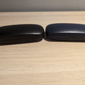 Hard Shell Glasses Case 2 Pack Portable Eyeglass Storage Men Women
