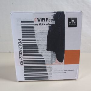 WiFi Range Extender Booster 3000 Sq Ft Coverage Ethernet Port White