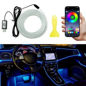 5M USB LED Strip Light Car Interior Multi-Colour EL Wire Decorative Lighting