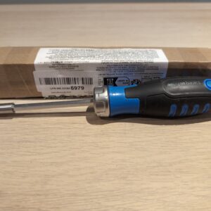 Amazon Basics DS-CJAMZ2010 12 Piece in 1 Magnetic Ratchet Screwdriver, Silver, Black,silver