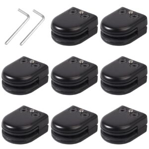 Glass Clamp Bracket 8pcs 8-10mm Stainless Steel 304 Black Handrail Neoteck