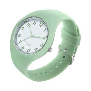 Women's Green Silicone Sports Watch 
