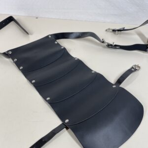 Leather Viking Shoulder Armor Adjustable Medieval Pauldron – Retro Style