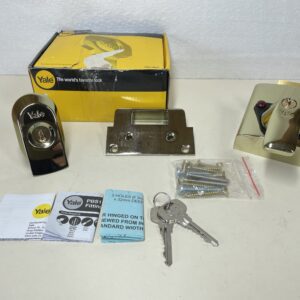 Yale BS1 British Standard Nightlatch - 60mm - Brass Finish - High Security B-BS1-BLX-PB-60