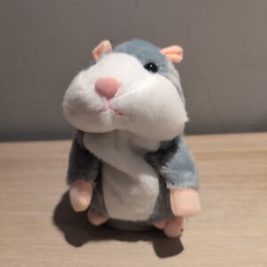 Talking Hamster Toy Repeats What You Say Electronic Plush Animal Gift