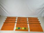 A4 Suspension Filing Folders with Tabs & Card Inserts Pack of 12 – Orange