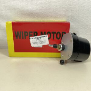 12V Universal Windscreen Wiper Motor Compatible with Boats and Tractors – Black