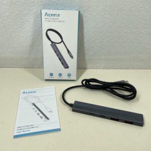 Aceele Hub USB C 3.2 Gen 2, 10Gbps Data Transfer Multiport Adapter Splitter with 4 Ports USB A & C, Aluminum Data Extender for PC, Laptop, MacBook Pro Air, iPad, iMac, etc.