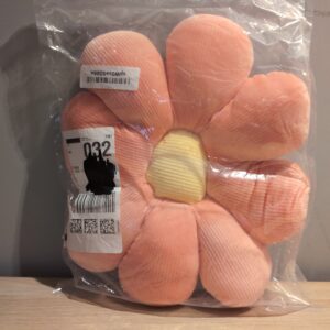 Daisy Flower Cushion Pink 38cm Throw Pillow Cute Bedroom Decor Girls Room