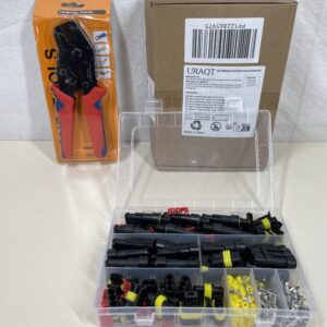 Waterproof Automotive Cable Connectors Kit with Crimping Tool – 300PCS