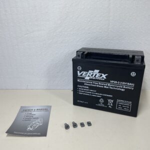Vertex 12V 18Ah AGM Motorcycle Battery Sealed CTX20L-BS YTX20L-BS 270 CCA VP20-3