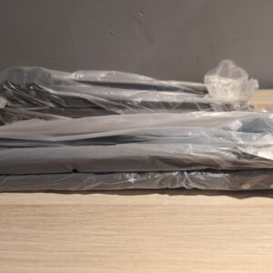 Heavy Duty Appliance Rollers 18-28 Inch Extendable Wheels with Brake Black