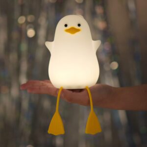 Cute Duck Night Light for Kids Bedroom, Cute Silicone Nightlights for Children - YuanDian
