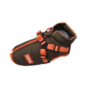 Dog Winter Coat Waterproof Harness Jacket Small Medium Dogs Puppy Vest M Green