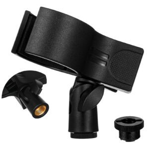 Microphone Clip Holder for Mic Stand Large 32-58mm Handheld Wireless Mics