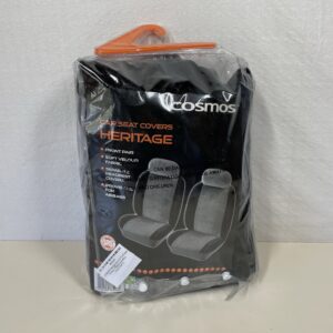 COSMOS Heritage Set of 2 Front seat Covers 1785003 Grey/Black