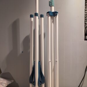 Clothes Airer Drying Rack Foldable 4 Arms Adjustable 110-180cm AISIR