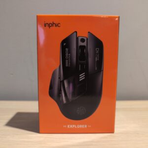 Wireless Bluetooth Mouse 2400 DPI Rechargeable Dual Mode Black - INPHIC A9