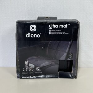 Diono Ultra Mat, Vehicle Seat Protector, Black 1 Pack, 40241