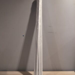 Tension Rods 70-120cm White Adjustable Spring Curtain Pole No Drill x6