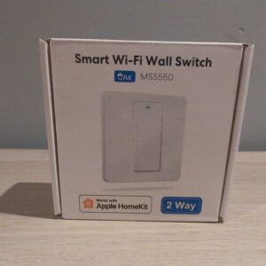 Merros WiFi Smart Light Switch 2-Way Toggle Neutral Wire Required HomeKit Alexa