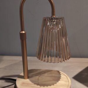 Candle Warmer Lamp Electric Dimmable Timer Adjustable Height Glass Shade