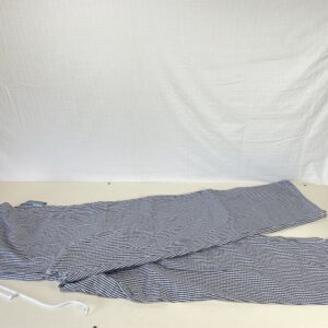 Portwest Bromley Chefs Trousers, Tall Length, Colour: Blue/White, Size: Large, C079CHTL